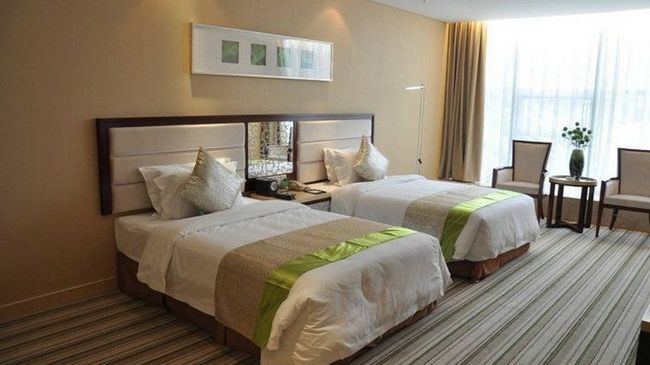 Dezhou Solar Valley Micro E International Hotel الغرفة الصورة